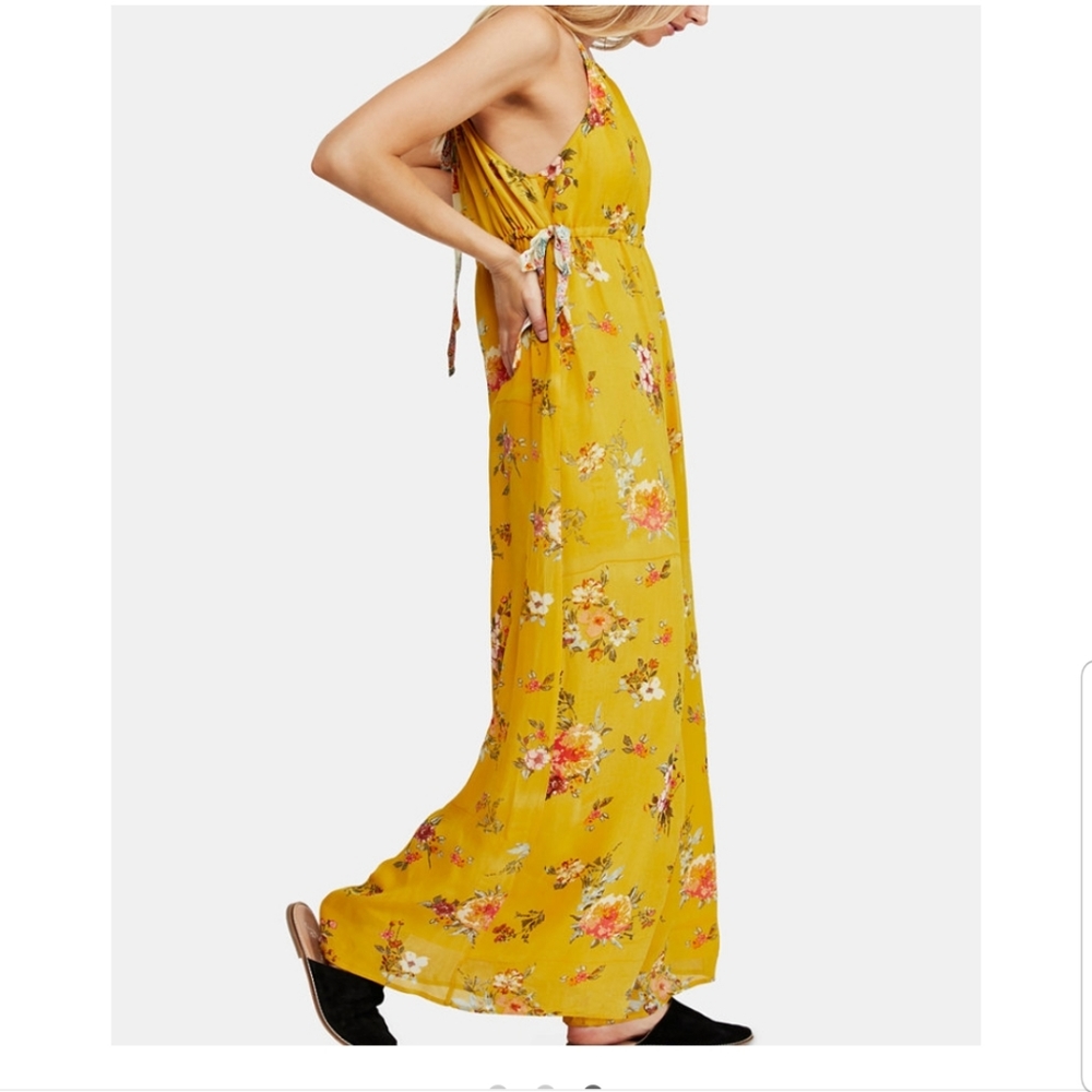 Free People Georgia Printed Sleeveless Jumpsuit - Picture 3 of 3